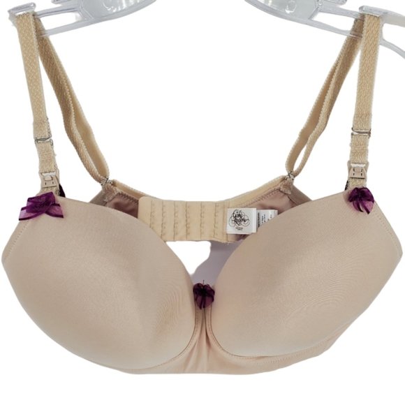 Cake Lingerie Toffee Beige Bra Nursing Maternity Wear Drop cup Inner sling 36D - Picture 1 of 16